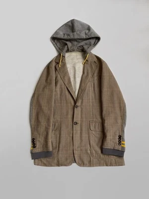 Dolce Gabbana Archivio blazer/felpa con cappuccio avanguardia uomo taglia 36/50 - Immagine 1 di 4