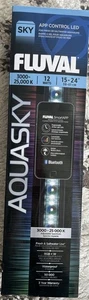FLUVAL AQUASKY Bluetooth LED Strip Aquarium Light Fixture 15 - 24" Fresh/Salt    - Picture 1 of 2