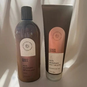 Bath & BodyWorks Coco Shea Rich Moisture Body Wash & Hair Shampoo Set🥥🆕 - Picture 1 of 3