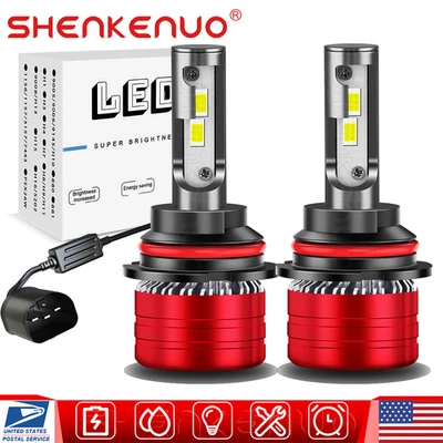 Faros LED bombillas de haz alto/bajo 6000K para Peterbilt 348 2012-2013 2014 2015 Foto 1 de 4