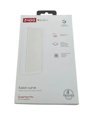 U7-N ZAGG Invisibleshield Fusion Curve Screen Protector Google Pixel 7 Pro Clear - Image 1 of 2