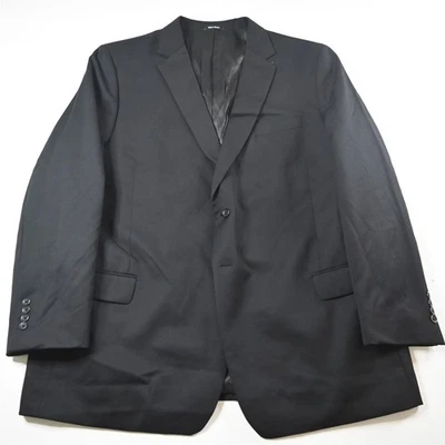 Pronto Uomo 50L Negro 100% Lana Ejecutivo Hombres Blazer Traje Chaqueta Abrigo Deportivo Foto 1 de 4