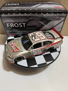 AUTOGRAPHED Kevin Harvick #29 Budweiser FROST FINISH 2012 1/24 Nascar Diecast - Picture 1 of 13