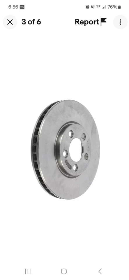 Rotor de freno original Ford 2U2Z-1V125-HB Lincoln LS Thunderbird  Foto 1 de 1