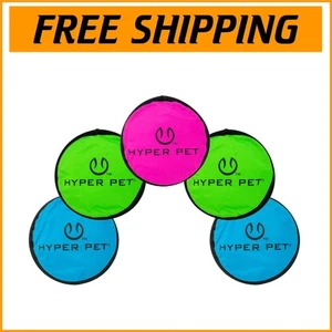 Soft and Durable Water-Floating Dog Frisbees - 5-Color Pack for Medium Breeds - Picture 1 of 11