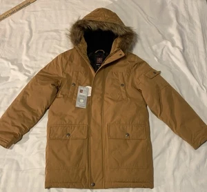Swiss Tech Parka Boys Coat Warm Winter Snow Ski Snowmobile Sled Board Size 10/12 - Picture 1 of 16