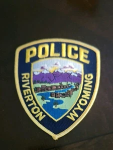 Riverton Police Wyoming patch new and full size One patch - Picture 1 of 1