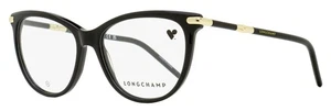 Longchamp Soft Oval Eyeglasses LO2727 001 Black 53mm - Picture 1 of 3