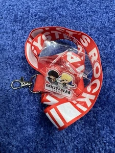 Anime Expo AX 2025 Guilty Gear Strive Lets Rock Lanyard y Botón Insignia Pin Set - Imagen 1 de 1