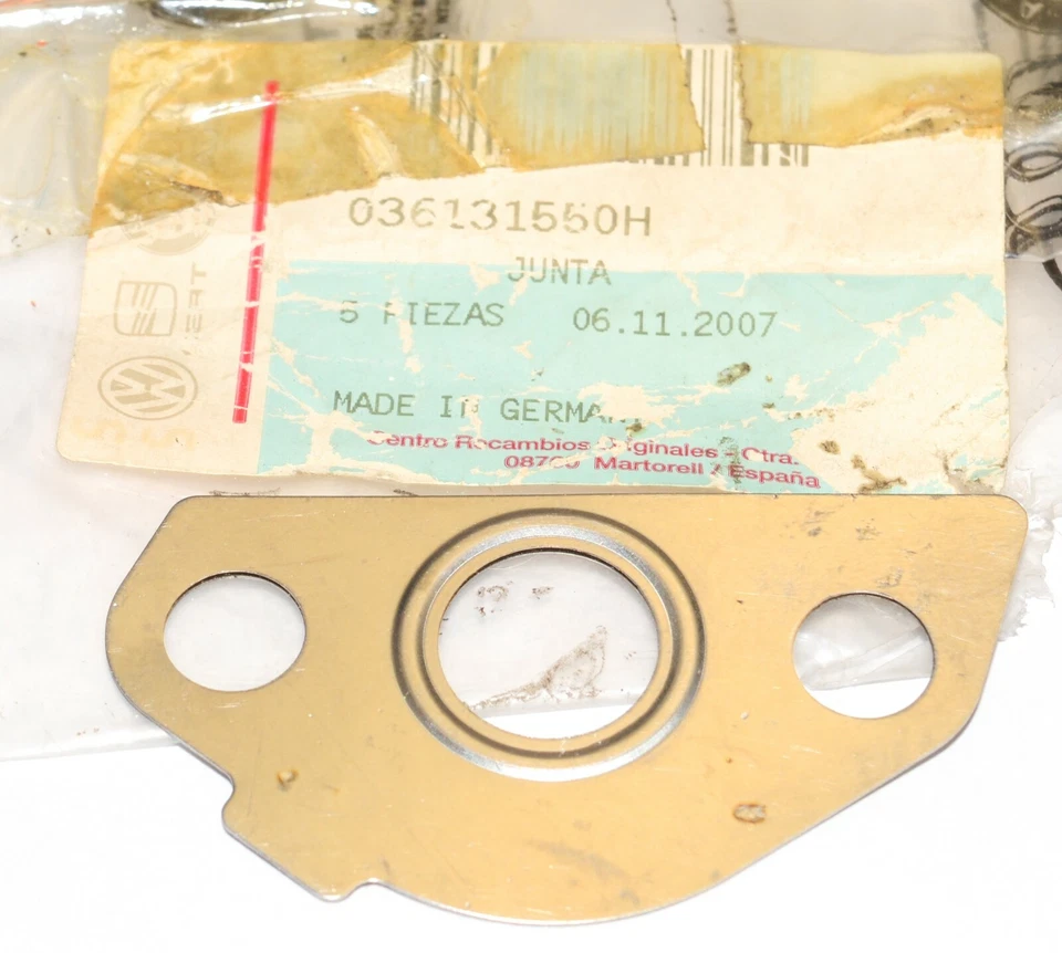 Junta cárter aceite original Audi Seat Skoda Volkswagen 036131550h Foto 1 de 4