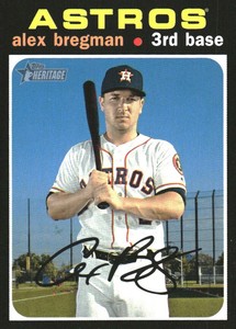 2020 Topps Heritage Mini #453 Alex Bregman /100