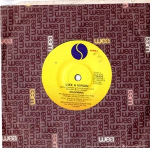 MADONNA - LIKE A VIRGIN - 7" 45 RECORD - WEA 1984 GC - Picture 1 of 2