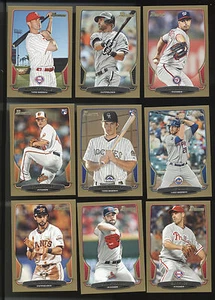 2013 Lot Of 18 Bowman Baseball Gold Cards. Gonzalez, Bundy, Moustakas, Holt ++++ - Bild 1 von 4