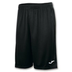 JOMA NOBEL FOOTBALL SHORTS KIDS BLACK SIZES 6XS TO XS - Picture 1 of 1