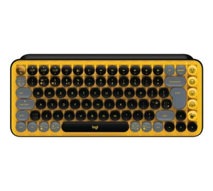 Logitech POP Keys Mechanische Bluetooth Tastatur anpassbare Emoji UK QWERTY Bulk - Afbeelding 1 van 4