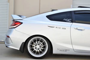 HIC USA 2012 to 2015 Civic 2dr rear + sIde window visor spoiler (CF Black Combo) - Bild 1 von 8
