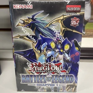 YUGIOH BATTLES OF LEGEND CAPITOLO 1 MINI SCATOLA SIGILLATA IN FABBRICA/NUOVA - Foto 1 di 1