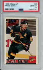 1995 Bowman Pavel Bure Canucks #65 HOF PSA 10 Pop 2