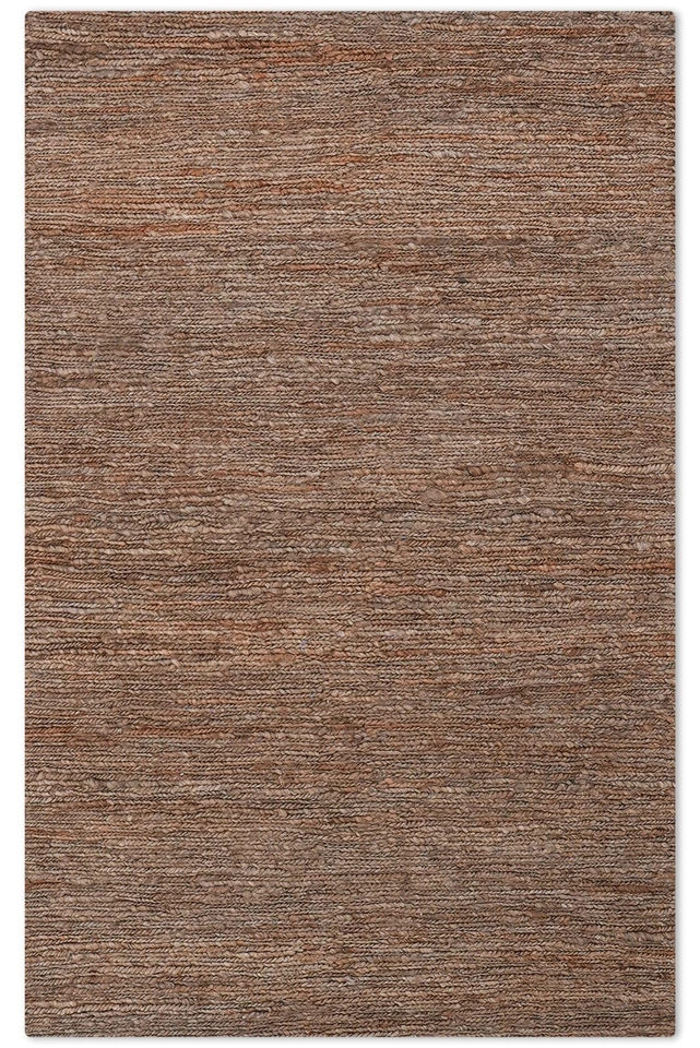 Alfombra ecológica de yute Sumak anudada a mano sólida natural BBH casas BBJ00010 Foto 1 de 1