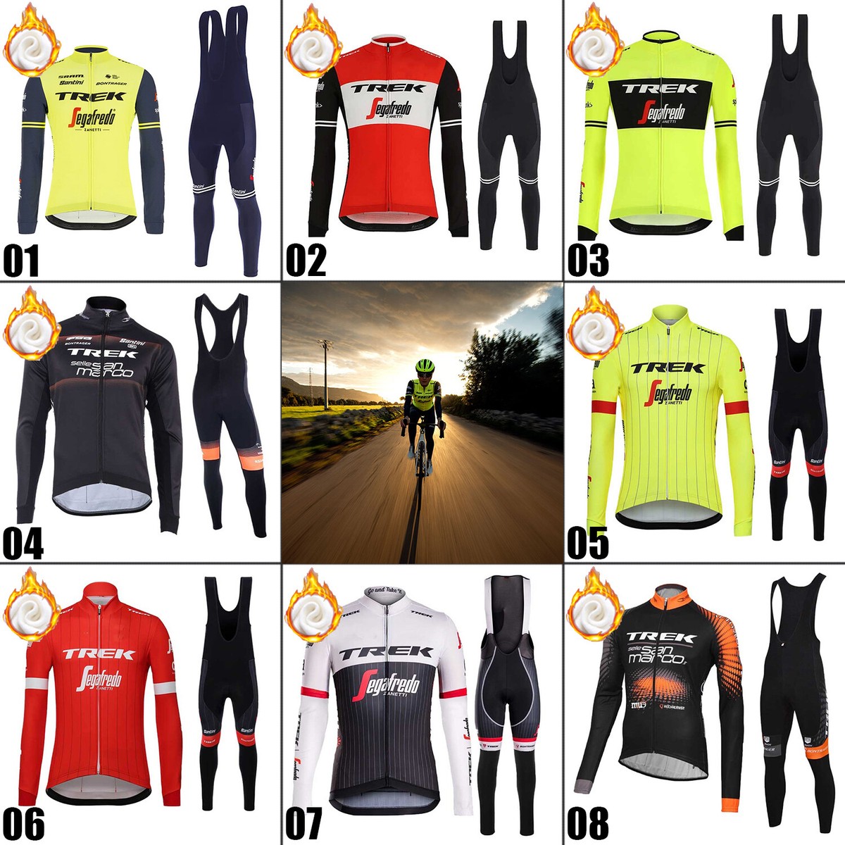 Cycliste Divisa Trek Segafredo 2017 Completo Ciclismo 2017