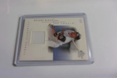 2001 SP Game Used Edition Darin Erstad Authentic Fabric Jersey Relic #DE Angels - Image 1 of 2