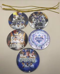 World Series Champions LA Dodgers 2024 Christmas Ornaments NEW - Picture 1 of 4
