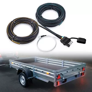 Arnés de cableado de remolque plano de 5 cables 22 ft 4 vías para volver a cablear luces traseras de ambos lados - Imagen 1 de 21