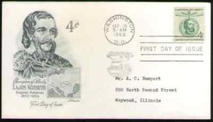US. 1117. 4c. Lajos Kossuth, Champion of Liberty Issue. Artmaster FDC. 1958 - Picture 1 of 1