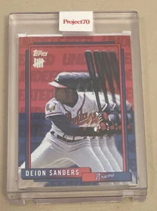 1992 Deion Sanders Topps Project70® #379 by UNDEFEATED🔥RAINBOW FOIL #40/70 🔥 - Picture 1 of 5