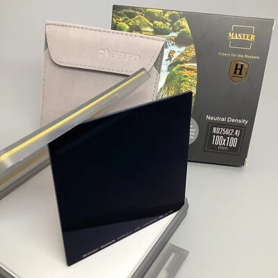 Benro Master Hardened 100x100mm 8-stop (ND256 2.4) Solid Neutral Density Filter - Image 1 of 4