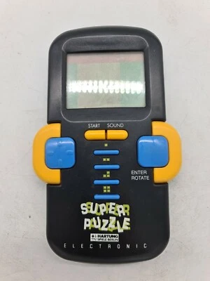 RARE RETRO BRICK GAME BLOCK GAME SUPER PUZZLE HARTUNG CONSOLE WORKING  - Bild 1 von 2