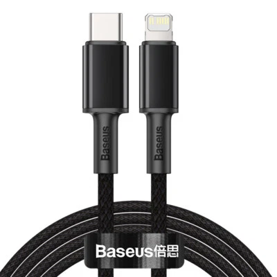 Baseus 20W PD USB Type C Cable Type-C USB C Data Wire Cord For iPhone 14 13 12 - Image 1 of 4
