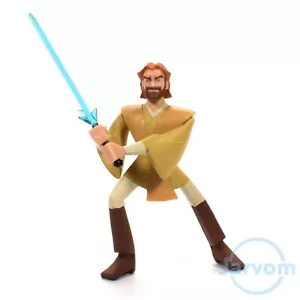 Star Wars 3.75" TCW Cartoon Network CN Clone Wars Obi-Wan Kenobi Complete - Picture 1 of 1