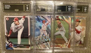 Mr 50/50 SHOHEI OHTANI GRADED LOT W/ Rc Mint 9 Plus 3 Gem Mt 10 World Series Hot - Picture 1 of 5