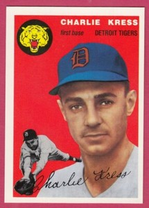 1954 Topps Archives #219 Charlie Kress - Detroit Tigers