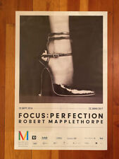 ROBERT MAPPLETHORPE Focus: Perfection exhibit poster (2017) 24"x36" Patti Smith
