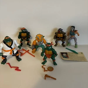 Vintage Teenage Mutant Ninja Turtles TMNT Lot Action Figures 1988-1994 - Picture 1 of 9