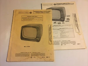 SAMS PHOTOFACT MANUAL DE SERVICIO 1953 193-12 WestingHouse H-708T20 televisión vintage - Imagen 1 de 5