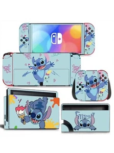 LILO & STITCH Nintendo Switch OLED Vinyl Skin AUFKLEBER Schutz für Konsole Geschenk - Bild 1 von 1