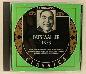 Fats Waller 1929 CD Chronological Fats Waller Jazz 1993 - Bild 1 von 2