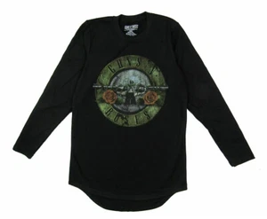 Camiseta Guns N Roses para Hombre Mangas Largas Sello de Bala Logotipo Angustiado - Imagen 1 de 1