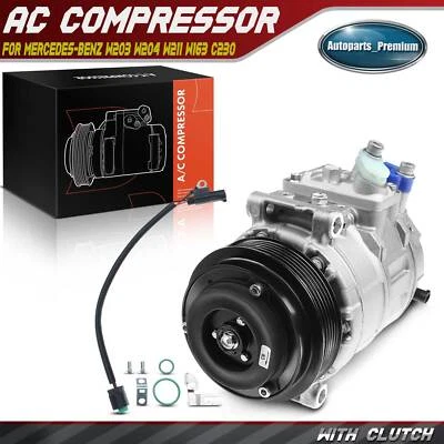 Compresor de aire acondicionado con estilo 7SEU17C/7SEU16C para Mercedes-Benz W203 C230 W463 C215 Foto 1 de 4