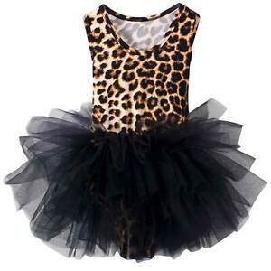 Robe de danse tutu pour filles tout-petits ballet justaucorps jupes ballerine costumes léopard