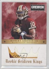 2012 Panini Gridiron Kings Materials Prime /49 Robert Griffin III #2 Rookie RC