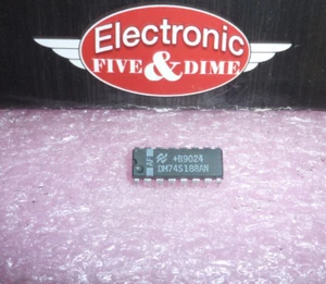 DM74S188AN National OTP ROM, 32X8, 35ns, Bipolar, PDIP16 IC - Picture 1 of 1