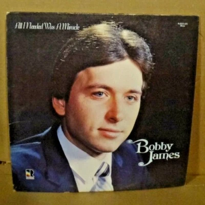 Bobby James All I Needed Was a Miracle 12" Vinyl Record Album Rainbow Gospel  Foto 1 de 2