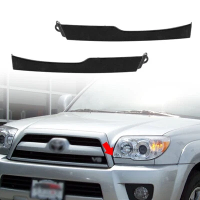 PAIR RH LH BUMPER GRILLE HEADLIGHT FILLER TRIM FOR 2006-2009 TOYOTA 4RUNNER - Image 1 of 4