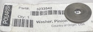 New Genuine OEM Polaris Pinion Thrust Washer - 3233542 - Bild 1 von 1