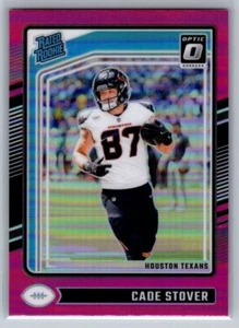 Cade Strover Rookie Pink Prizm Texans 2024 Panini Optic Football - Picture 1 of 2