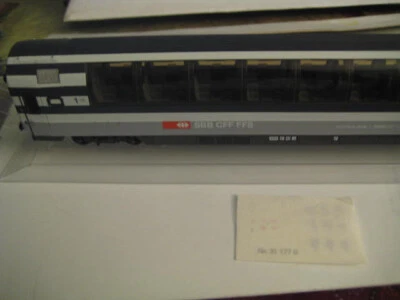 Marklin HO 4365 SBB CFF FFS Panorama Coach w/decal sheet in original box LNIB - Image 1 of 4